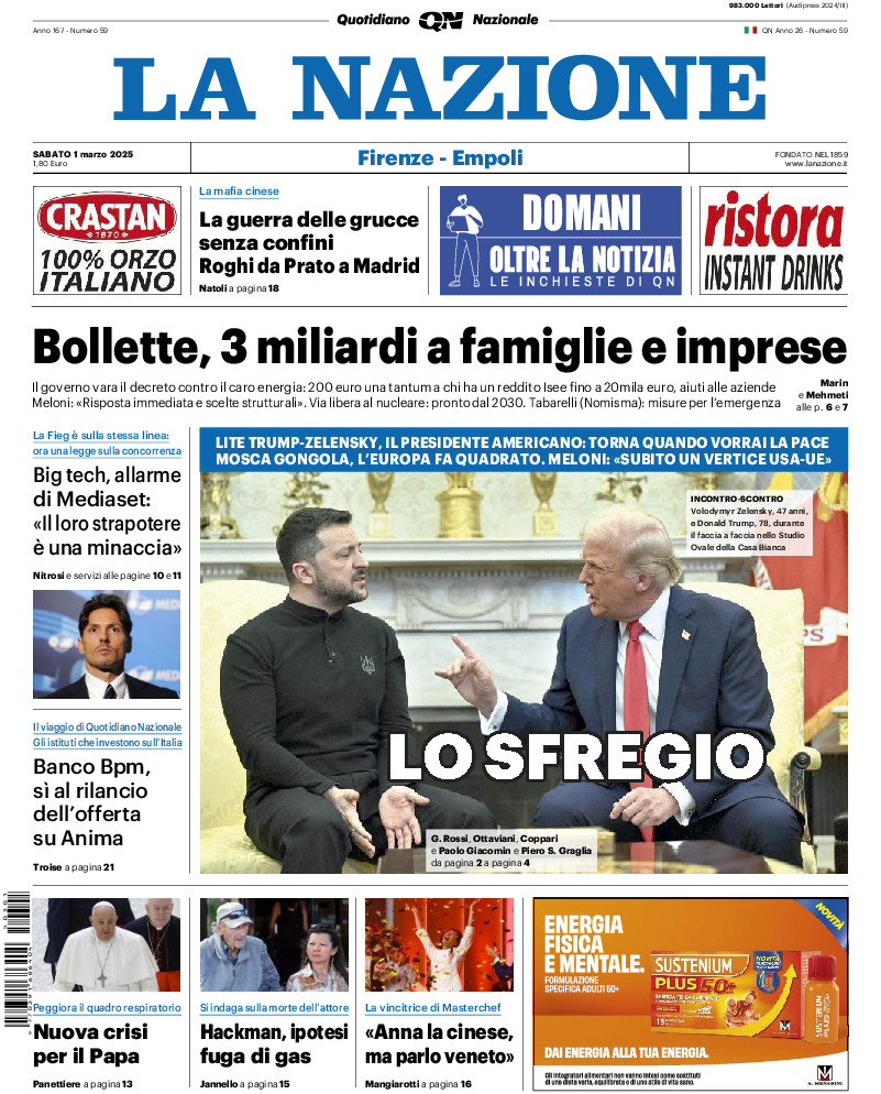 Prima-pagina-la nazione-edizione-di-oggi-20250301